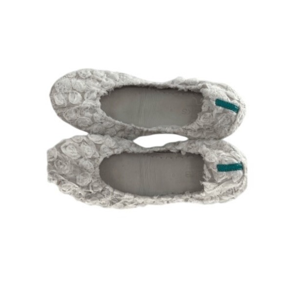 Tieks Gavrieli Ballet Flat Shoe White Rose Garden Women Bridal